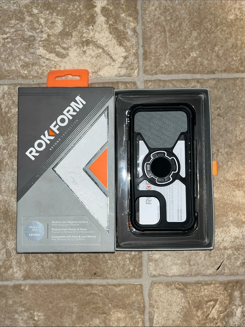 NWOT Rokform Crystal Magnetic Phone Case for iPhone 12 Mini - Black